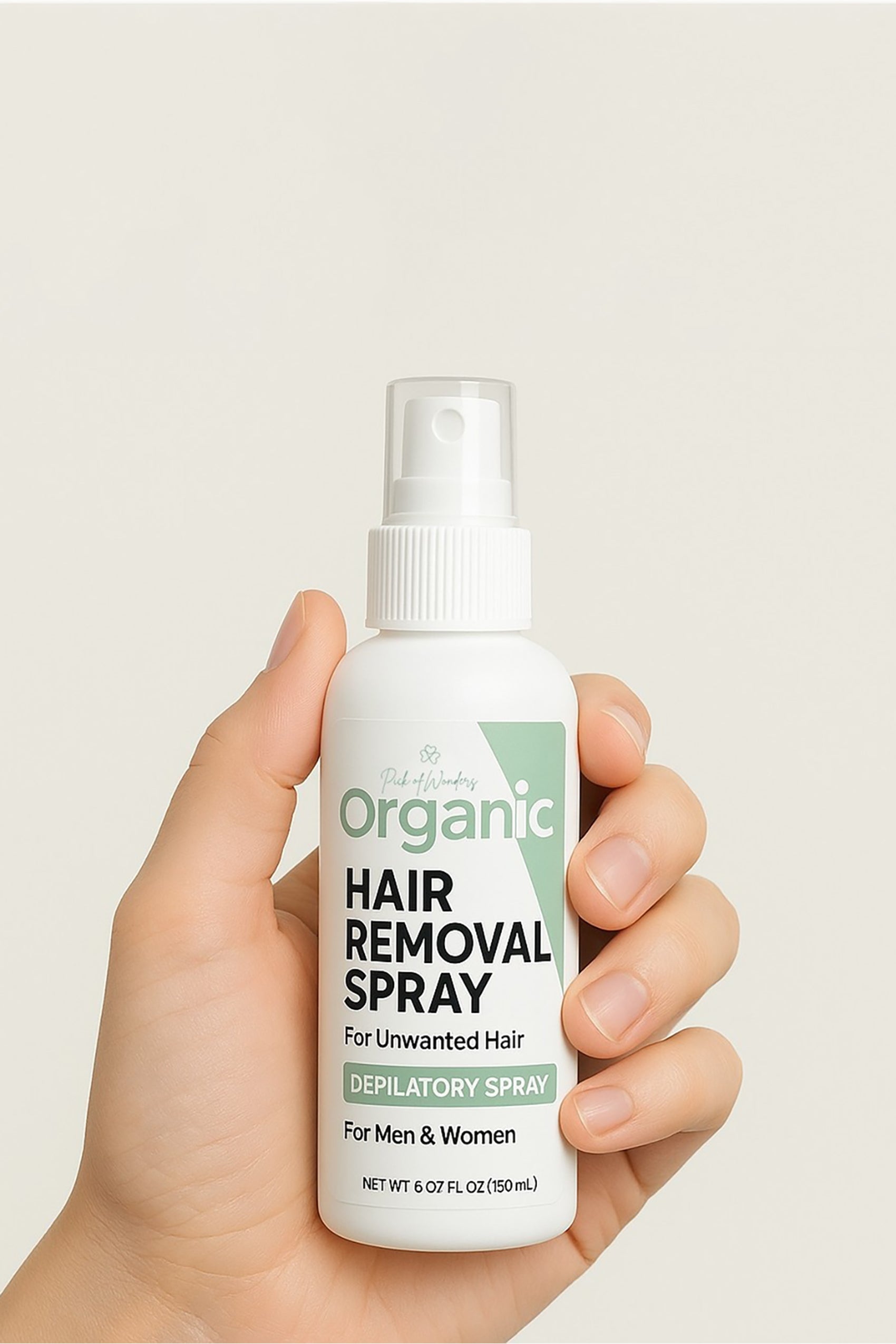Permanent Organic Hair Removal Spray | 150 Ml Pick of Wonders